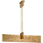 Lotura Intersecting Linear Pendant - Museum Gild