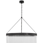 Menil Chandelier - Bronze / Crystal
