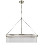 Menil Chandelier - Polished Nickel / Crystal