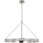 Menil Ring Chandelier - Polished Nickel