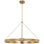Menil Ring Chandelier - Soft Brass