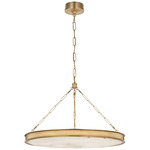 Matthew Chandelier - Soft Brass / Alabaster