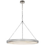 Matthew Chandelier - Polished Nickel / Alabaster