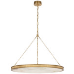 Matthew Chandelier - Soft Brass / Alabaster