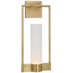 Lucid Wall Sconce - Antique Brass / Frosted