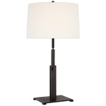 Cadmus Adjustable Table Lamp - Warm Iron / Linen