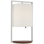Zenz Table Lamp - Polished Nickel / Linen