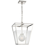 Illume Pendant - Polished Nickel / Clear