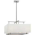 Jase Pendant - Polished Nickel / Linen