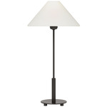 Hackney Cordless Table Lamp - Bronze / Linen
