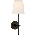 Bryant Fabric Wall Sconce - Bronze / Linen