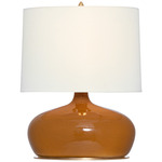 Olinda Table Lamp - Crackled Sienna / Linen
