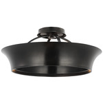 Garland Semi Flush Ceiling Light - Aged Iron