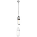 Junio Multi Light Pendant - Polished Nickel / Clear