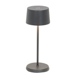 Olivia Pro Micro Cordless Table Lamp - Dark Gray