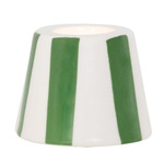 Poldina Micro Lido Shade - White / Green Stripes