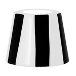 Poldina Micro Lido Shade - White / Black Stripes
