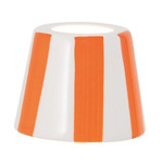 Poldina Micro Lido Shade - White / Orange Stripes