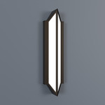 Magna Verticle Wall Sconce - Chestnut / Opal Acrylic