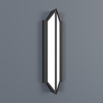 Magna Verticle Wall Sconce - Dark Iron / Opal Acrylic