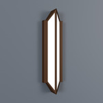 Magna Verticle Wall Sconce - Medieval Bronze / Opal Acrylic