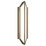 Magna Verticle Wall Sconce - Smokey Brass / Opal Acrylic