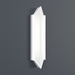 Magna Verticle Wall Sconce - White / Opal Acrylic