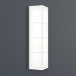 Magna Triangular Wall Sconce - White / Opal Acrylic