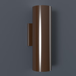 Magna Cylindrical Wall Sconce - Bronze Age / Opal Acrylic