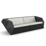 Faz Outdoor Sofa - Black / Nautical Natural
