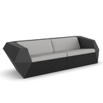 Faz Outdoor Sofa - Black / Nautical Taupe