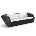 Faz Outdoor Sofa - Black / Nautical White