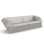 Faz Outdoor Sofa - Ecru / Crevin White