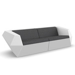 Faz Outdoor Sofa - White / Savane Tornado