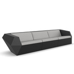 Faz Outdoor Sofa - Black / Nautical Taupe