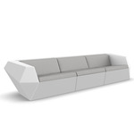 Faz Outdoor Sofa - White / Nautical Taupe