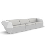 Faz Outdoor Sofa - White / Crevin White
