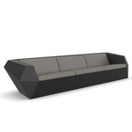 Faz Outdoor Sofa - Black / Crevin Taupe