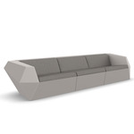 Faz Outdoor Sofa - Ecru / Crevin Taupe