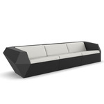 Faz Outdoor Sofa - Black / Savane White