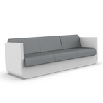 Ulm Modular Outdoor Sectional - White / Nautical Steel