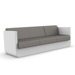 Ulm Modular Outdoor Sectional - White / Crevin Taupe