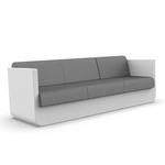 Ulm Modular Outdoor Sectional - White / Crevin Steel