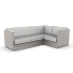Ulm Modular Outdoor Sectional - Ecru / Crevin White