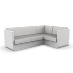Ulm Modular Outdoor Sectional - White / Crevin White