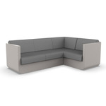 Ulm Modular Outdoor Sectional - Ecru / Crevin Steel