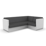 Ulm Modular Outdoor Sectional - White / Savane Tornado