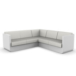 Ulm Modular Outdoor Sectional - White / Nautical Natural