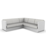 Ulm Modular Outdoor Sectional - White / Crevin White