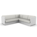 Ulm Modular Outdoor Sectional - White / Savane White